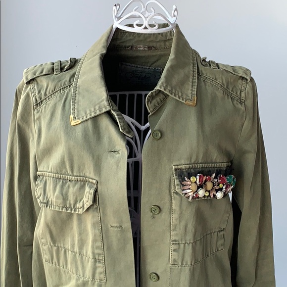 Zara Khaki Shirt/Blazer - Picture 3 of 7